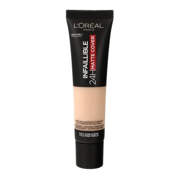 L'Oreal Infallible Matte Cover podkład do twarzy Vanilla Rose nr 110 (30 ml)