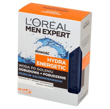 L'Oreal Men Expert Hydra Energetic woda po goleniu przeciw zaczerwienieniom (100 ml)