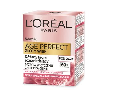 L'Oreal Paris Age Perfect Złoty Wiek 60+ różany krem rozświetlający pod oczy 15ml