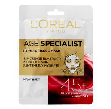 L'Oreal Paris Age Specialist – maska na tkaninie ujędrniająca 45+ (30 g)