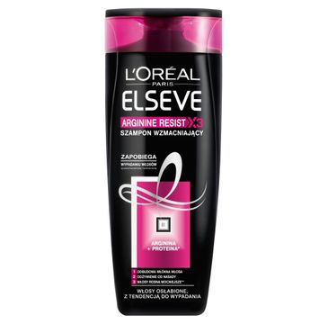 L'Oreal Paris Arginine Resist x3 – szampon do włosów wzmacniający (400 ml)