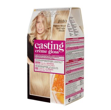 L'Oreal Paris Casting Creme Gloss – krem koloryzujący do włosów nr 1010 Lodowy Blond (48 ml)