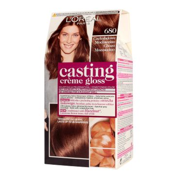 L'Oreal Paris Casting Creme Gloss – krem koloryzujący do włosów nr 680 Czekoladowe Mochacino (1 op.)