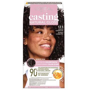 L'Oreal Paris Casting Natural Gloss farba do włosów 123 Czerń Ganache