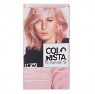 L'Oreal Paris Colorista Permanent Gel trwała farba do włosów #rosegold