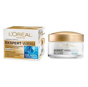 L'Oreal Paris Ekspert Wieku 40+ – przeciwzmarszczkowy krem wygładzający na dzień (50 ml)