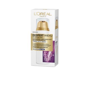 L'Oreal Paris Ekspert Wieku 60+ – krem do twarzy modelujący na dzień i na noc (50 ml)