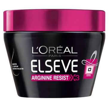L'Oreal Paris Elseve Arginine Resist x3 – maska do włosów osłabionych z tendencją do wypadania (300 ml)