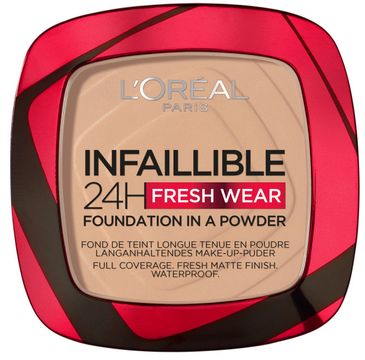 L'Oreal Paris Infaillible 24H Fresh Wear Foundation In A Powder matujący podkład do w pudrze 130 True Beige (9 g)