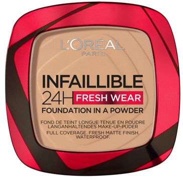 L'Oreal Paris Infaillible 24H Fresh Wear Foundation In A Powder matujący podkład do w pudrze 140 Golden Beige (9 g)