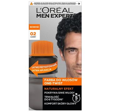 L'Oreal Paris Men Expert One-Twist farba do włosów 02 Czarny