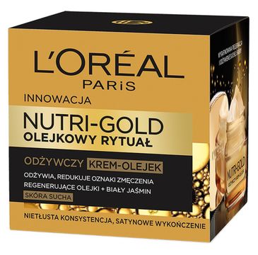 L'Oreal Paris Olejkowy Rytuał Nutri Gold – krem-olejek do twarzy odżywczy (50 ml)