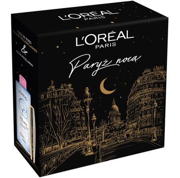 L'Oreal Paris Paryż Nocą zestaw Volume Milion Lashes tusz do rzęs Black (10.7 ml) + Skin Expert płyn micelarny do skóry wrażliwej i suchej (400 ml)