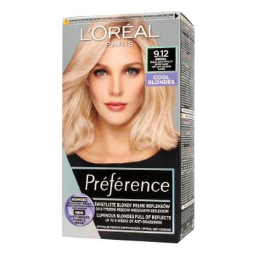 L'Oreal Paris Preference – farba do włosów nr 9.12 Siberia (1 op.)