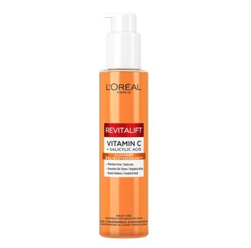 L'Oreal Paris Revitalift żel oczyszczający do twarzy z witaminą C i kwasem salicylowym (150 ml)