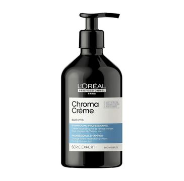 L'Oreal Professionnel Serie Expert Chroma Creme Ash Shampoo kremowy szampon do neutralizacji miedzianych tonów na jasnych brązach (500 ml)