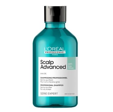 L'Oreal Professionnel Serie Expert Scalp Advanced Shampoo oczyszczający szampon do przetłuszczającej się skóry głowy 300ml