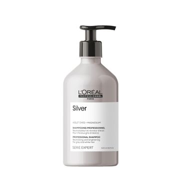 L'Oreal Professionnel Serie Expert Silver Shampoo szampon do włosów siwych i rozjaśnianych (500 ml)