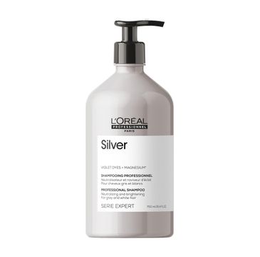 L'Oreal Professionnel Serie Expert Silver Shampoo szampon do włosów siwych i rozjaśnianych (750 ml)