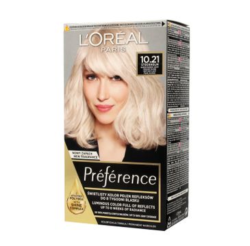 L'Oreal Recital Preference 10.21 farba do włosów bardzo jasny blond (174 ml)