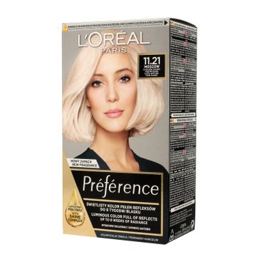 L'Oreal Recital Preference 11.21 farba do każdego typu włosów bardzo jasny chłodny perłowy blond (174 ml)