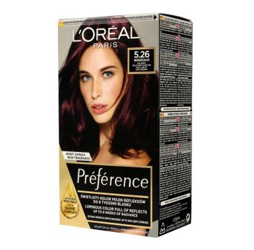 L'Oreal Recital Preference 5.26 Soft Bordeaux farba do każdego typu włosów (174 ml)