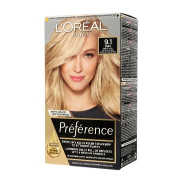 L'Oreal Recital Preference 9.1 farba do włosów bardzo jasny blond popielaty (174 ml)