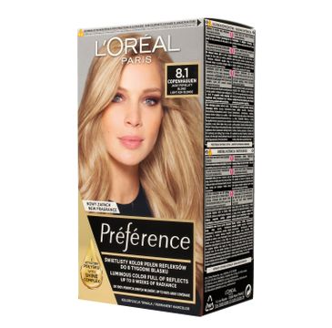 L'Oreal Recital Preference Wbis 8.1 farba do włosów jasny blond popielaty (174 ml)