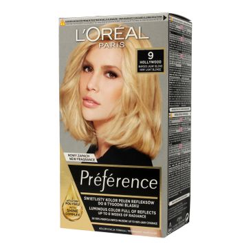 L'Oreal Recital Preference Y Hollywood farba do każdego typu włosów 9 bardzo jasny blond (174 ml)