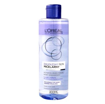 L'Oreal Skin Expert płyn micelarny dwufazowy cera każdego typu (400 ml)