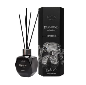 LORIS Diamond Exclusive Reed Diffuser dyfuzor zapachowy z patyczkami Diament 110ml