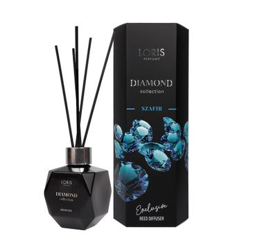 LORIS Diamond Exclusive Reed Diffuser dyfuzor zapachowy z patyczkami Szafir 110ml