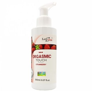 Love Stim Orgasmic Touch aromatyzowany olejek intymny Strawberry (150 ml)
