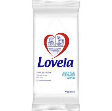 Lovela Chusteczki nawilżane do czyszczenia powierzchni 40szt