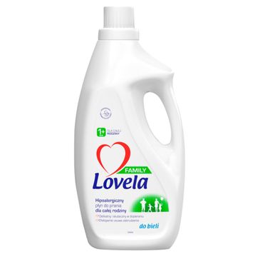 Lovela Family hipoalergiczny płyn do prania dla całej rodziny do bieli (1.85 l)