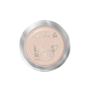 Lovely Bouncy Highlighter rozświetlacz do twarzy Silver