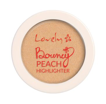 Lovely Bouncy Peach Highlighter rozświetlacz do twarzy 3.6g