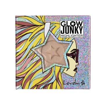 Lovely Glow Junky Highlighter rozświetlacz do twarzy 1 Caramel 9g