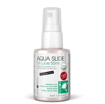 Lovely Lovers Aqua Slide Oil Lube olejek intymny na bazie wody z dodatkiem aloesu (50 ml)