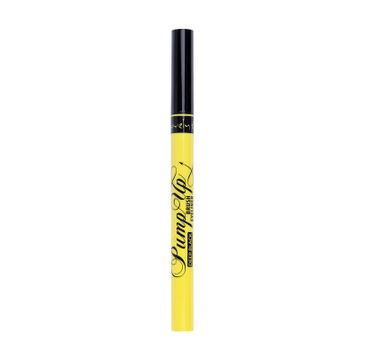 Lovely Pump Up Brush Eyeliner ultra czarny eyeliner z precyzyjnym pędzelkiem Deep Black