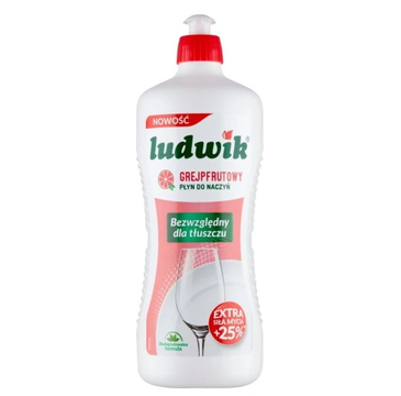 Ludwik Płyn do mycia naczyń Grejpfrutowy (900 ml)