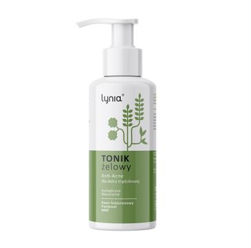 Lynia Tonik żelowy anti-acne z azeloglicyną dla cery trądzikowej (150 ml)