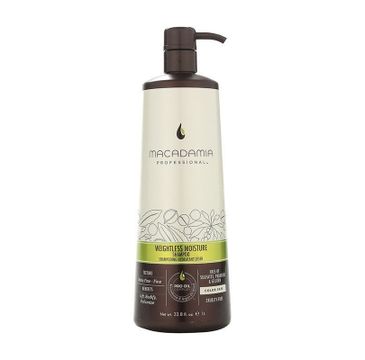 Macadamia Professional Weightless Moisture Shampoo nawilżający szampon do włosów cienkich (1000 ml)