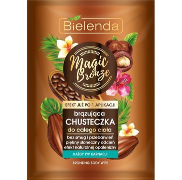 Bielenda Magic Bronze brązująca chusteczka do ciała