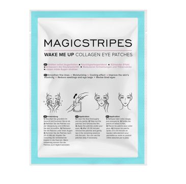 Magicstripes Wake Me Up Collagen Eye Patches chłodzące płatki kolagenowe pod oczy 1 para