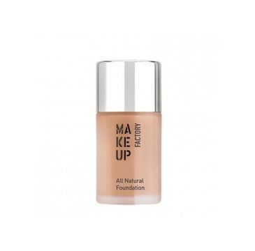 Make Up Factory All Natural Foundation podkład rozświetlający 17 Caramel 30ml