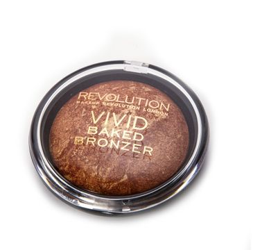 Makeup Revolution Baked Bronze Rock Bronzer – puder brązujący do twarzy wypiekany (10 g)