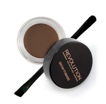 Makeup Revolution Brow Pomade pomada do brwi Dark Brown (2.5 g)