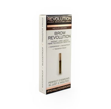 Makeup Revolution Brow Revolution – żel do brwi Medium Brown (3.8 g)