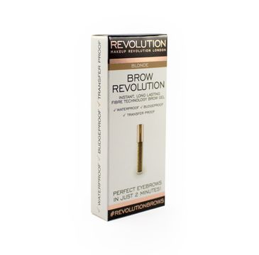 Makeup Revolution Brow Revolution – żel do brwi Blonde (3.8 g)